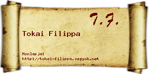 Tokai Filippa névjegykártya